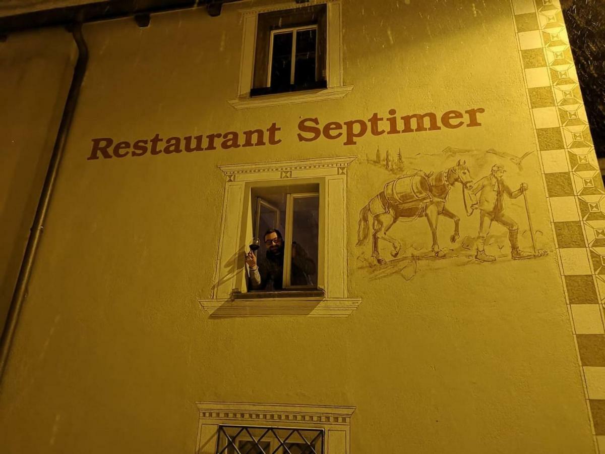 Ferienhaus Septimer 比维奥 外观 照片